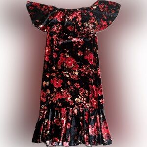 LuLaRoe Floral Off-Shoulder CiCi Dress
